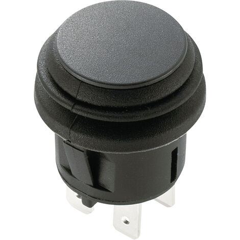 TRU COMPONENTS 1588075 TC-R13-527A2-02 Drucktaster 250 V/AC 6 A 2 x Aus/(Ein) tastend  (Ø x H) 23 mm