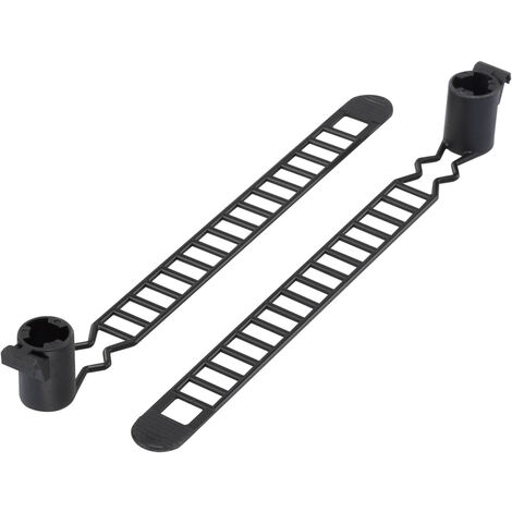TRU COMPONENTS 1592781 TC-MAT-120BK203 Kabelbinder 120 mm 10 mm Schwarz  1 St.