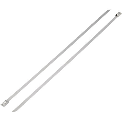 TRU COMPONENTS 1592827 TC-BST-300203 Kabelbinder 300 mm 4.60 mm Silber  1 St.