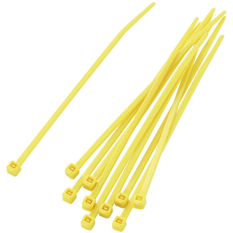TRU COMPONENTS 1592832 TC-PBR-100-4YW203 Kabelbinder 100 mm 2.50 mm Gelb  100 St.