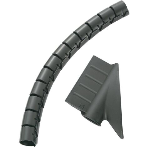 TRU COMPONENTS 1593179 TC-MX-KLT8BK203 Guaina per cavi 10 mm (max) Nero 5 m