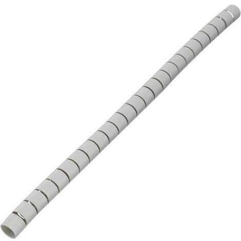 TRU COMPONENTS 1593185 TC-MX-KLT15GY203 Spiralschlauch 15 mm (max) Grau 5 m
