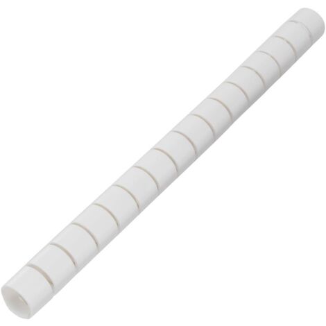 TRU COMPONENTS 1593189 TC-MX-KLT8WE203 Guaina spiralata 8 mm (max) Bianco 5 m