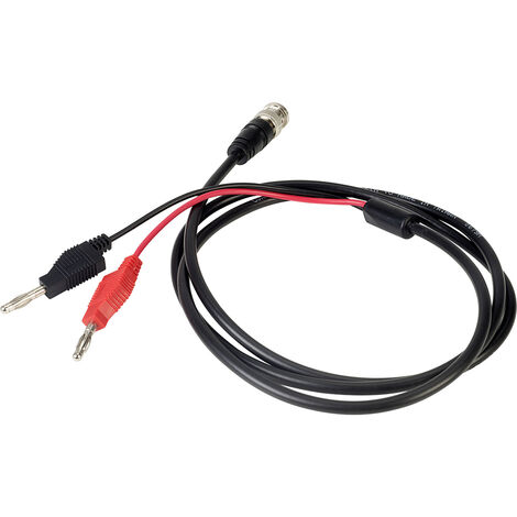 TRU COMPONENTS 16-0300 BNC-Messleitung  139.00 cm Schwarz, Rot