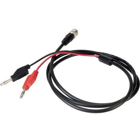 TRU COMPONENTS 16-0300 Cordon de mesure BNC 139.00 cm noir, rouge Q762712