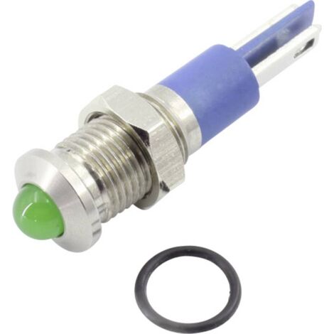 TRU COMPONENTS 1605962 Voyant de signalisation LED vert 24 V DC/AC 200 mcd