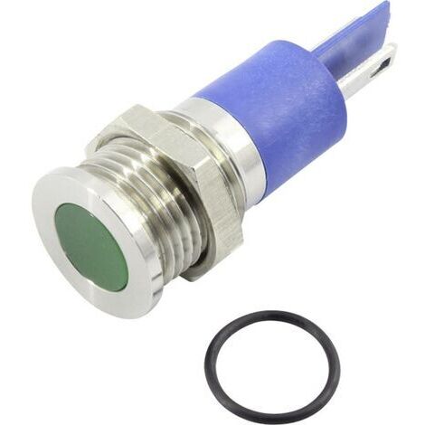 TRU COMPONENTS 1605982 Voyant de signalisation LED vert 12 V DC/AC 200 mcd