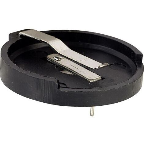 TRU COMPONENTS 18-0499 Knopfzellenhalter 1x CR 2430 Kontaktpole