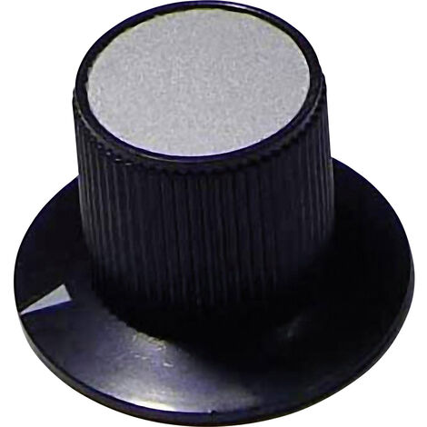 TRU COMPONENTS 29/17 Drehknopf  Schwarz (Ø x H) 29 mm x 20 mm 1 St.