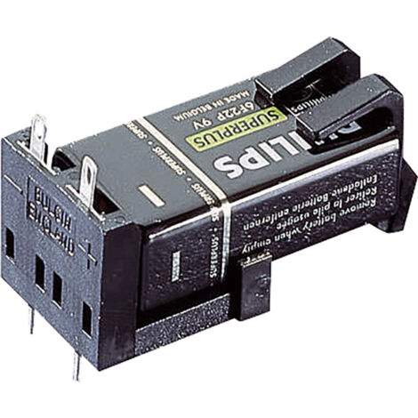 TRU COMPONENTS 46300000 Batteriehalter 2x Mignon (AA), 9V Block Lötanschluss (L x B x H) 37 x 65 x S830221