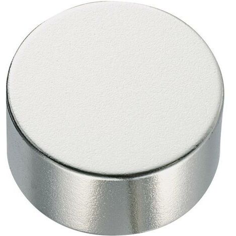 TRU COMPONENTS 505791 Aimant permanent rond (Ø x H) 10 mm x 2 mm N35 1.18 - 1.24 T Température limite (max.): 80 °C S492351