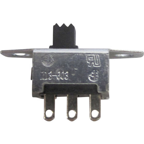 TRU COMPONENTS 6351072 TC-R13-603C-05 Schiebeschalter 250 V/AC 3 A 1 x Ein/Ein  1 St.