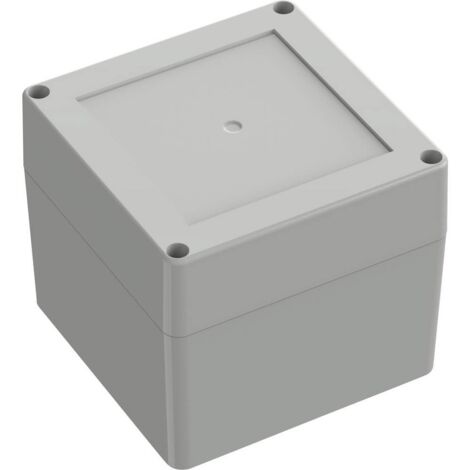 TRU COMPONENTS 6U07111109017 TC-13865096 Boîtier industriel 105 x 105 x 89.7 ABS gris clair 1 pc(s)