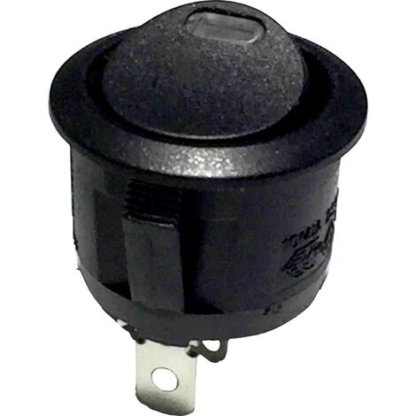 TRU COMPONENTS 700274 Interrupteur à bascule R13-112L B/B RED 3V 250 V/AC 6 A 1 x Off/On à accrochage 1 pc(s) S816721