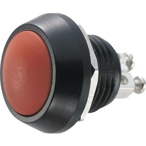 TRU COMPONENTS 701258 GQ12B-A, RD Pulsante antivandalo 48 V/DC 2 A 1x Off / (On) Momentaneo IP65 1 pz.