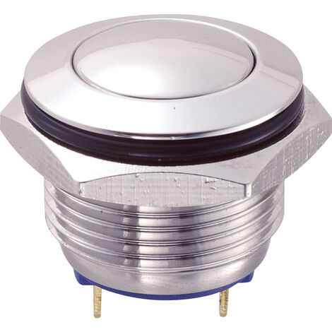TRU COMPONENTS 701789 GQ16B-10/J/S Vandalismusgeschützter Drucktaster 48 V/DC 2 A 1 x Aus/(Ein) tast