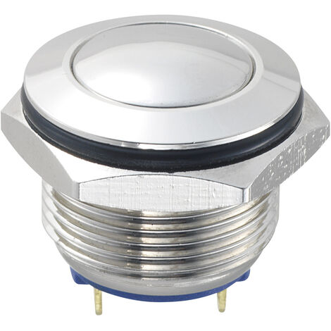 TRU COMPONENTS 701934 GQ16B-10/J/N Vandalismusgeschützter Drucktaster 48 V/DC 2 A 1 x Aus/(Ein) tast