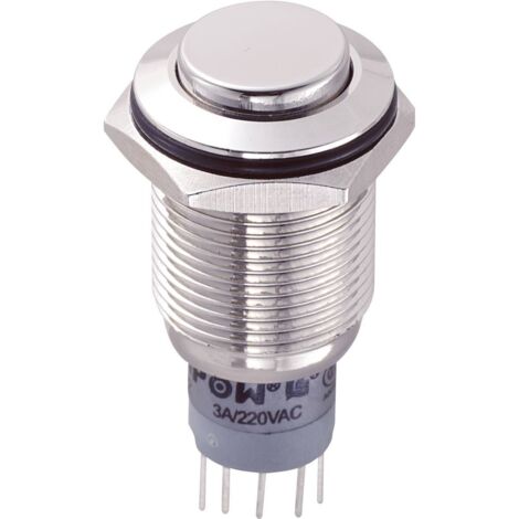 TRU COMPONENTS 701944 LAS2GQH-22Z/N/P Interruttore antivandalo 250 V/AC 3 A 2 x On / On Permanente IP67 1 pz.