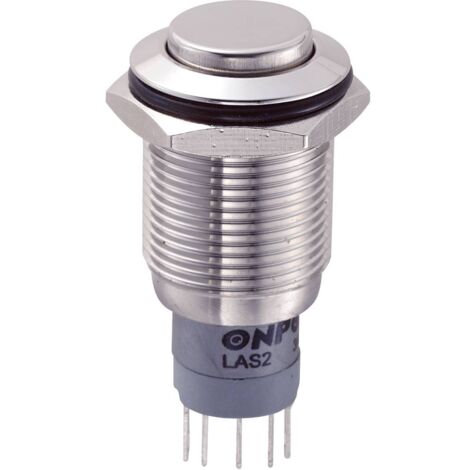 TRU COMPONENTS 701968 LAS2GQH-11Z/S/P Interruttore antivandalo 250 V/AC 3 A 1 x On / On Permanente 1 pz.