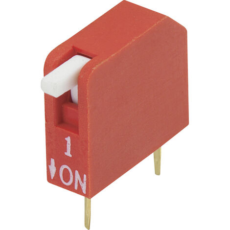 TRU COMPONENTS 704976 DP-01 DIP-Schalter Polzahl 1 Piano-Type 1 St.