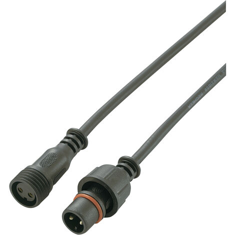 TRU COMPONENTS 739718 Rundstecker konfektioniert Stecker, gerade, Buchse, gerade Gesamtpolzahl: 2
