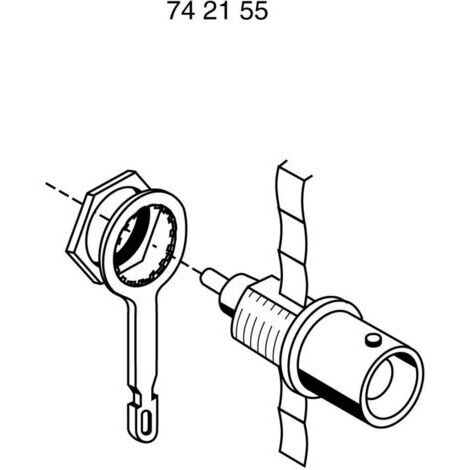 TRU COMPONENTS 742155 Cosse à souder argent 1 pc(s) S889401