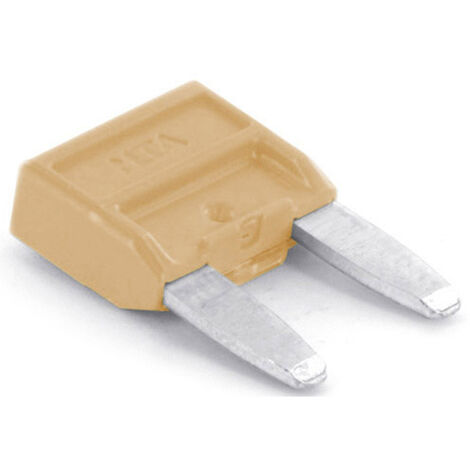 TRU COMPONENTS  8551236 Kfz Mini Flachsicherung 5 A Hellbraun 1 St.