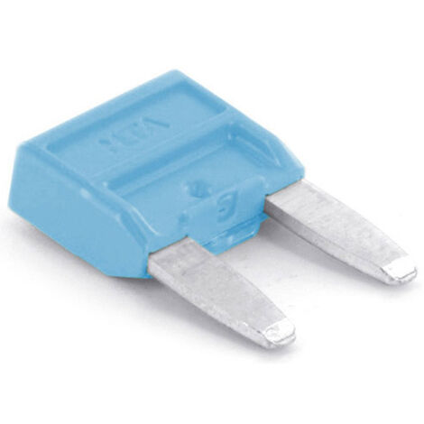 TRU COMPONENTS  8551284 Kfz Mini Flachsicherung 15 A Hellblau 1 St.