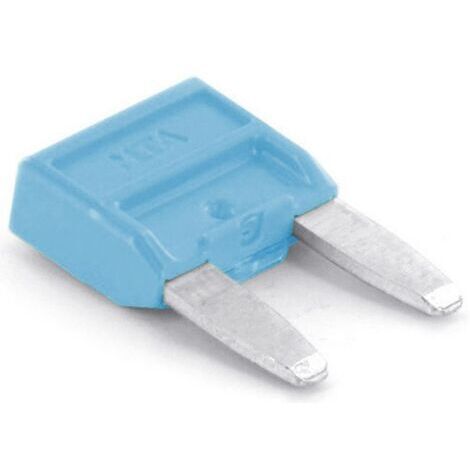 TRU COMPONENTS 8551284 Mini fusible plat pour voiture 15 A bleu clair 1 pc(s) Q246592