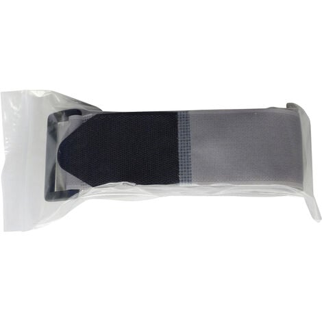 TRU COMPONENTS 922-0822-Bag Klett-Kofferband mit Gurt Haft- und Flauschteil Grau 1 St.