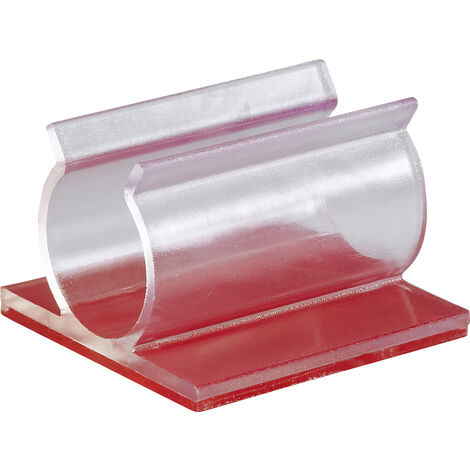 TRU COMPONENTS 93014c470a Befestigungssockel selbstklebend 1386636 Bündel-Ø-Bereich 12.70 mm (max)