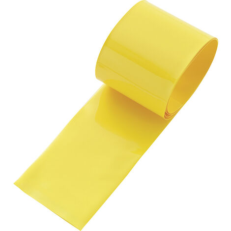 TRU COMPONENTS 93014c85c Akkuschrumpfschlauch ohne Kleber Gelb 48 mm 24 mm Schrumpfrate:2:1 1 St.