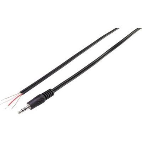 TRU COMPONENTS 93038c442 Jack 3.5 mm Jack mâle 3.5 mm - extrémité(s) ouverte(s) stéréo 1 pc(s) X852531