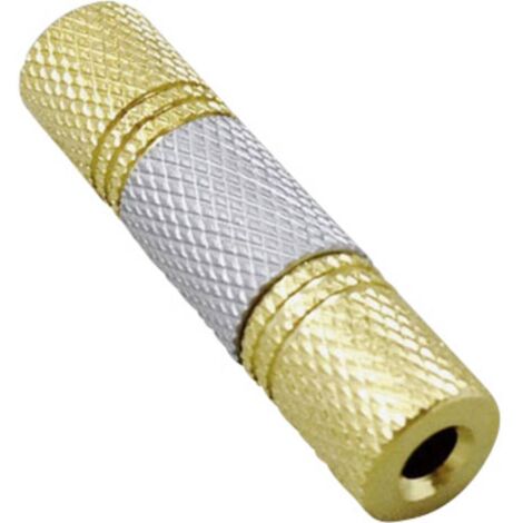 TRU COMPONENTS ADAPTATEUR JACK JACK FEMELLE 3.5 MM - JACK FEMELLE 3.5 MM STÉRÉO NOMBRE DE PÔLES (NUM):3 1 PC(S)