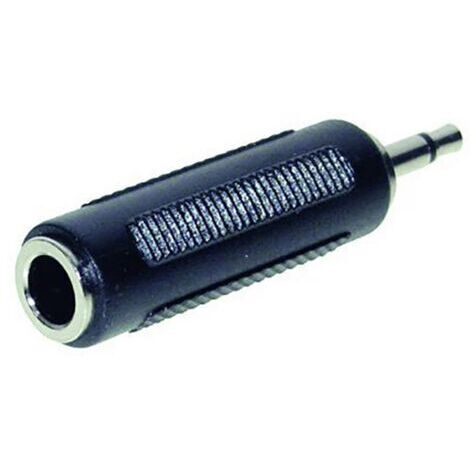 TRU COMPONENTS Adaptateur jack Jack mâle 3.5 mm - Jack femelle 6.35 mm stéréo 1 pc(s) S306781