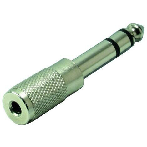 TRU COMPONENTS Adaptateur jack Jack mâle 6.35 mm - Jack femelle 3.5 mm stéréo Nombre de pôles:3 1 pc(s) S306911