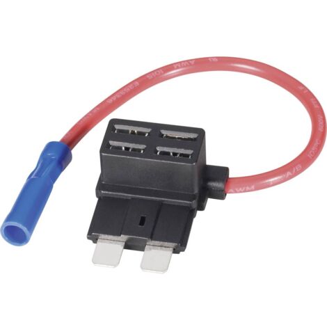 TRU COMPONENTS Adattatore fusibile piatto Fusibile a lama standard 15 A 1.5 mm² 1 pz.