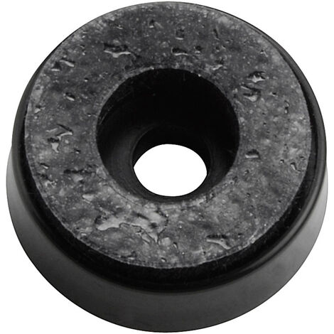 TRU COMPONENTS  Anschraubpuffer  Schwarz (Ø x H) 21 mm x 11.2 mm 1 St.