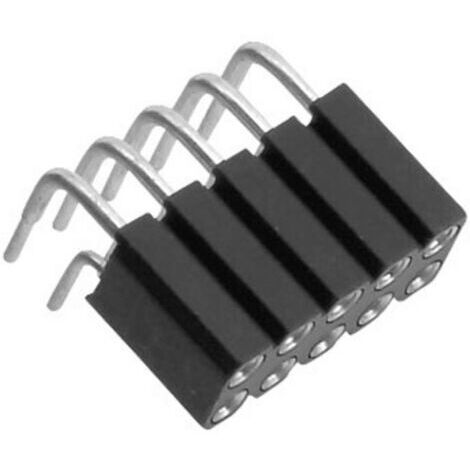 TRU COMPONENTS Barrette femelle (de précision) Nbr de rangées: 2 Nombre de pôles par rangée: 3 TC-0308-006-2-50-00 1 pc(s) S878671