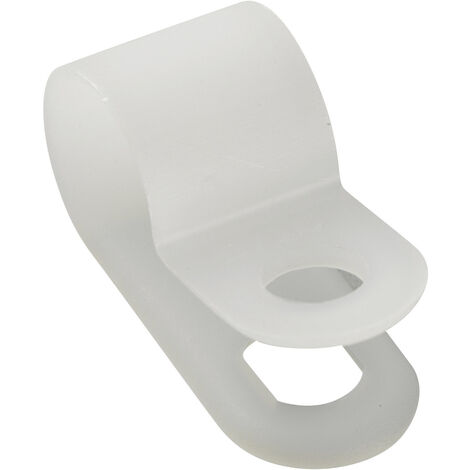TRU COMPONENTS  Befestigungsschelle schraubbar 532019 Bündel-Ø-Bereich 8 mm (max)   Natur 25 St.