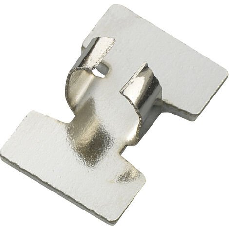 TRU COMPONENTS  Befestigungsschelle selbstklebend 543638 Bündel-Ø-Bereich 9.50 mm (max)   Silber 1 S