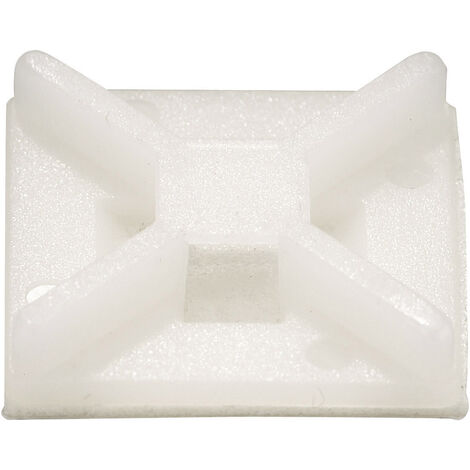 TRU COMPONENTS  Befestigungssockel  1571804   4fach einfädeln Transparent 50 St.