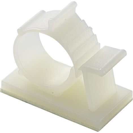TRU COMPONENTS  Befestigungssockel selbstklebend 543203 Bündel-Ø-Bereich 20.50 bis 22.50 mm   Natur