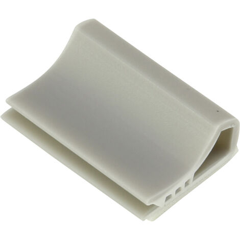 TRU COMPONENTS  Befestigungssockel  TC-6645724   für Flachbandkabel Hellgrau 100 St.