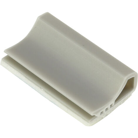 TRU COMPONENTS  Befestigungssockel  TC-6645728   für Flachbandkabel Hellgrau 100 St.