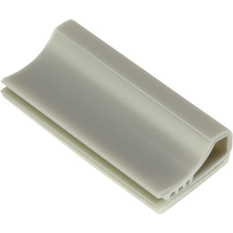TRU COMPONENTS  Befestigungssockel  TC-6645732   für Flachbandkabel Hellgrau 100 St.