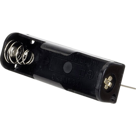 TRU COMPONENTS BH-311-1P Batteriehalter 1x Mignon (AA) Kontaktpole