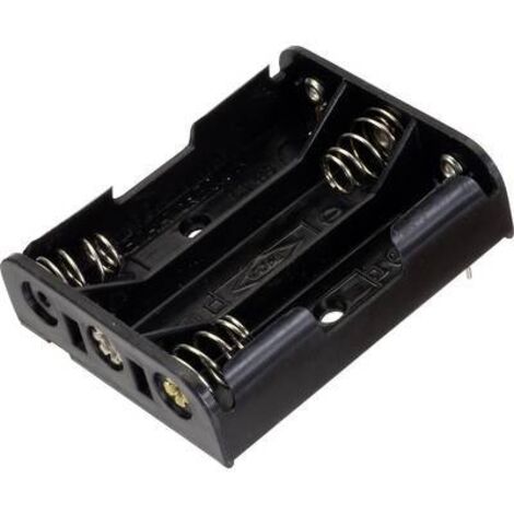 TRU COMPONENTS BH-331P Support de pile 3x LR6 (AA) raccordement par pôles de contact X453421