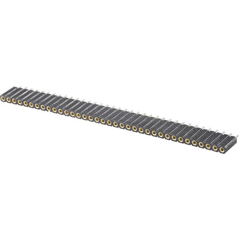 TRU COMPONENTS Buchsenleiste (Präzision) Anzahl Reihen: 1 Polzahl je Reihe: 36 TC-0306-036-1-50-10 1