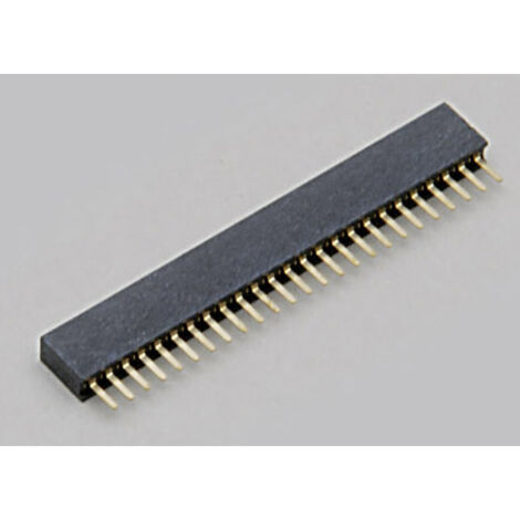 TRU COMPONENTS Buchsenleiste (Standard) Anzahl Reihen: 1 Polzahl je Reihe: 6 TC-2506271 1 St.